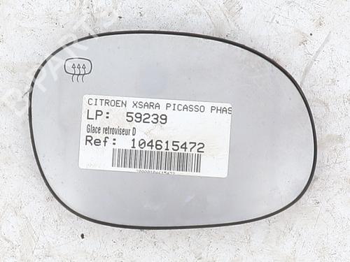 Right mirror glass CITROËN XSARA PICASSO (N68) 1.6 HDi | BP26278525C147 