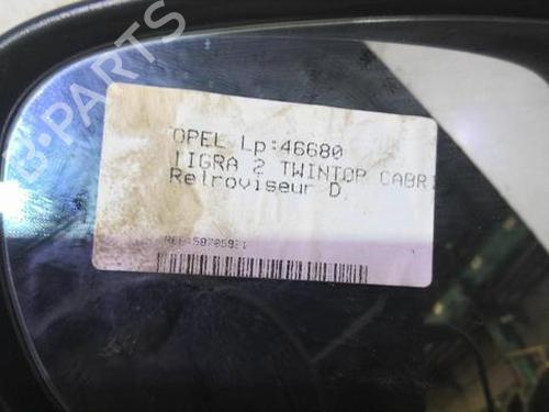 Right mirror OPEL TIGRA TwinTop (X04) 1.3 CDTI (R97) | BP20362607C27 