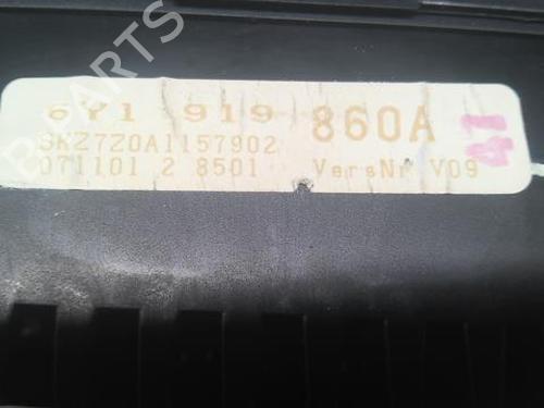 Instrument cluster SKODA FABIA I Saloon (6Y3) 1.9 SDI | BP21810067C47 