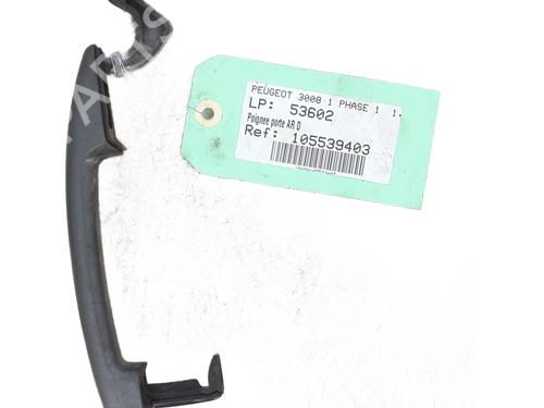 Rear right exterior door handle PEUGEOT 3008 I MPV (0U_) 1.6 HDi | BP25746745C130