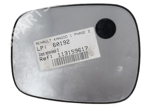 Used Right mirror glass RENAULT KANGOO Express (FC0/1_) 1.5 dCi (FC07, FC1R) (65 hp) 29560223