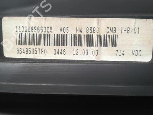Instrument cluster CITROËN XSARA PICASSO (N68) 2.0 HDi | BP20363696C47