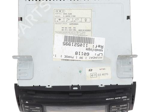 Used Radio Radio HYUNDAI i30 (FD) 1.6 CRDi (90 hp) 28480011 28480011