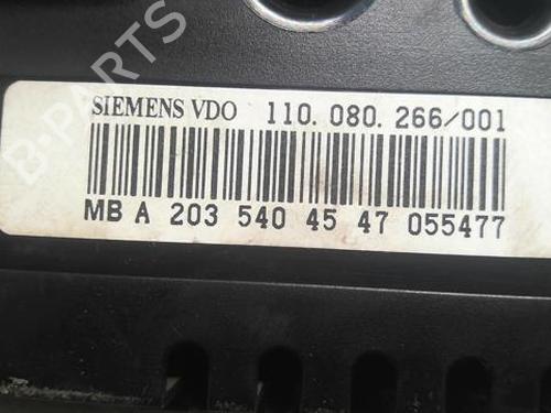 Kombinert Instrument MERCEDES-BENZ C-CLASS (W203) C 200 Kompressor (203.042) | BP21798338C47 