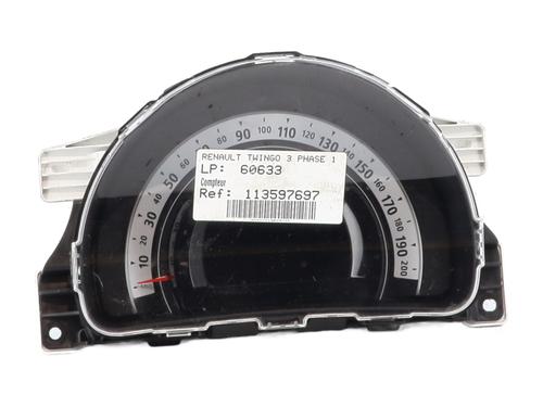 Used Instrument cluster RENAULT TWINGO III (BCM_, BCA_) 1.0 SCe 70 (BCMB) (69 hp) 29704330
