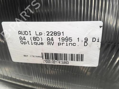 Used Right headlight Right headlight AUDI A4 B5 (8D2) 1.9 TDI (90 hp) 21999200 21999200