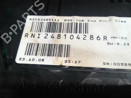 Instrument cluster RENAULT MEGANE III Hatchback (BZ0/1_, B3_) 1.5 dCi | BP20359963C47 