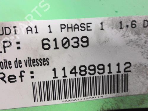 Used Gearbox AUDI A1 (8X1, 8XK) 1.6 TDI (105 hp) 30501619
