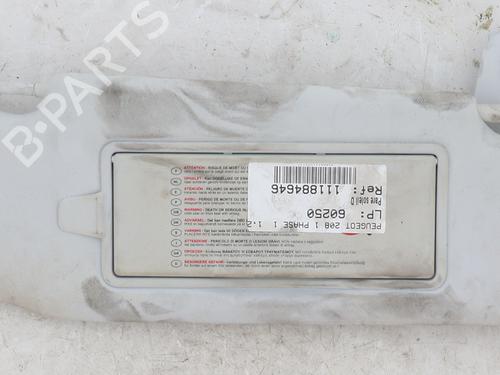 Right sun visor PEUGEOT 208 I (CA_, CC_) 1.2 VTI 82 | BP29041926I2 