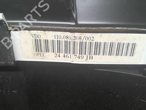 Instrument cluster OPEL ZAFIRA A MPV (T98) 2.0 DTI 16V (F75) | BP21798229C47 