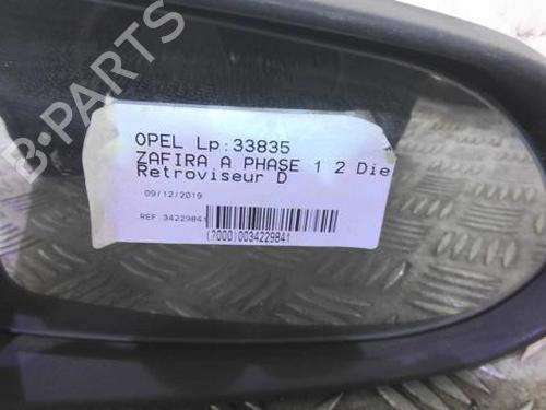 Right mirror OPEL ZAFIRA A MPV (T98) 2.0 DTI 16V (F75) | BP22001506C27 