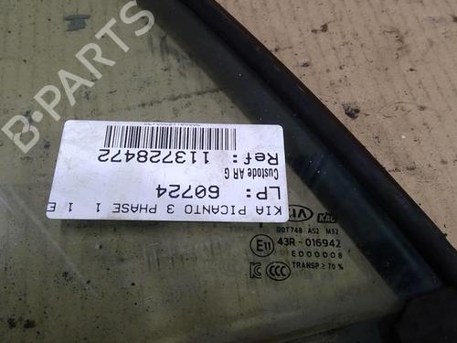 Rear left door window KIA PICANTO III (JA) 1.0 | BP29840365C20