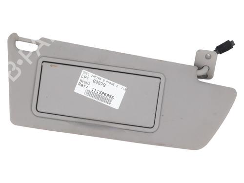 Used Right sun visor OPEL ZAFIRA / ZAFIRA FAMILY B (A05) 1.9 CDTI (M75) (120 hp) 28683937