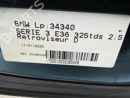 Used Right mirror BMW 3 (E36) 325 tds (143 hp) 22001660