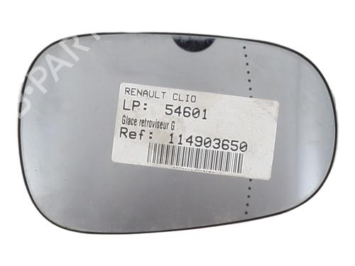 Used Left mirror glass RENAULT CLIO II (BB_, CB_) 1.2 (BB0A, BB0F, BB10, BB1K, BB28, BB2D, BB2H, CB0A,... (58 hp) 32075327