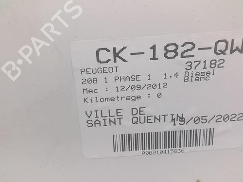 Instrument cluster PEUGEOT 208 I (CA_, CC_) 1.4 HDi | BP21663467C47 
