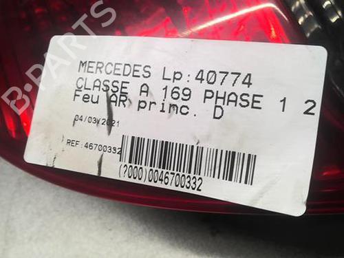 Right taillight MERCEDES-BENZ A-CLASS (W169) A 180 CDI (169.007, 169.307) | BP22002890C35 