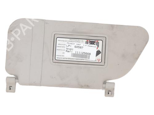 Used Left sun visor PEUGEOT 1007 (KM_) 1.4 (75 hp) 28683818