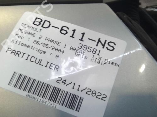 Left rear door RENAULT MEGANE II Estate (KM0/1_) 1.5 dCi (KM0F, KM0T, KM2B) | BP20352703C4 