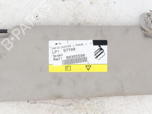 Used Left sun visor Left sun visor DACIA DUSTER (HS_) 1.5 dCi (HSMC) (107 hp) 22749093 22749093