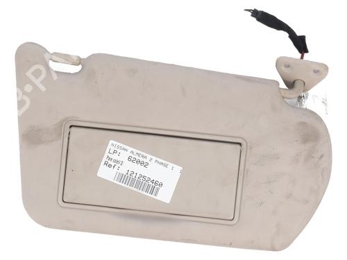 Used Right sun visor Right sun visor NISSAN ALMERA II Hatchback (N16) 1.5 (90 hp) 32456343 32456343