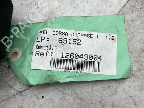 Front left seatbelt OPEL CORSA D (S07) | BP37245853I26 - Image 3