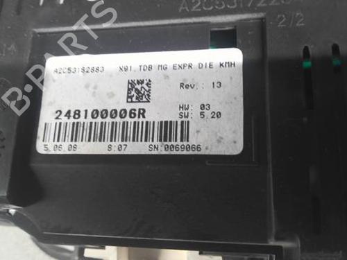 Instrument cluster RENAULT LAGUNA III (BT0/1) 2.0 dCi (BT07, BT0J, BT14, BT1A, BT1S) | BP21595183C47 