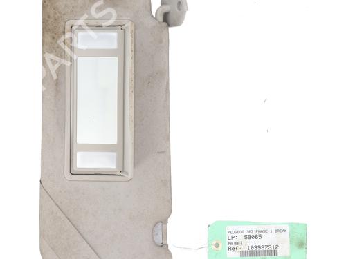 Used Left sun visor PEUGEOT 307 Break (3E) 1.6 16V (109 hp) 24862920