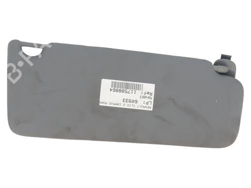 Used Left sun visor RENAULT CLIO II (BB_, CB_) 1.2 (BB0A, BB0F, BB10, BB1K, BB28, BB2D, BB2H, CB0A,... (58 hp) 30866492