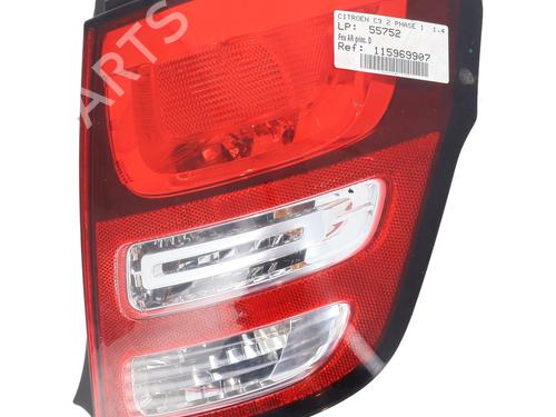 Used Right taillight Right taillight CITROËN C3 II (SC_) 1.4 HDi 70 (SC8HZC, SC8HR0, SC8HP4) (68 hp) 30659509 30659509