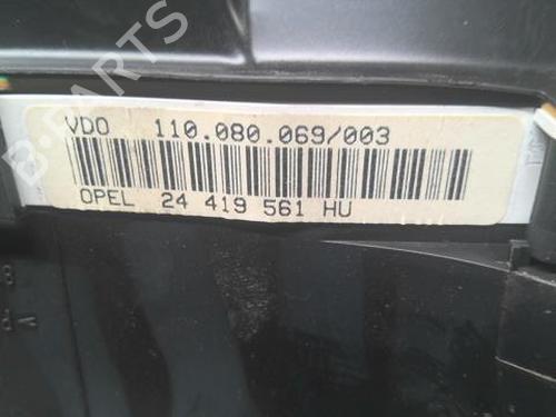 Instrument cluster OPEL ZAFIRA A MPV (T98) 2.2 DTI 16V (F75) | BP21798267C47 