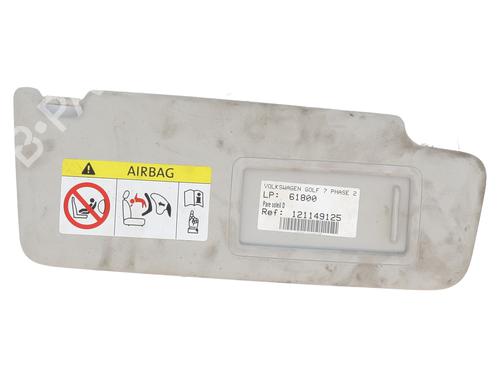 Right sun visor VW GOLF VII (5G1, BQ1, BE1, BE2) 1.0 TSI | BP32383443I2