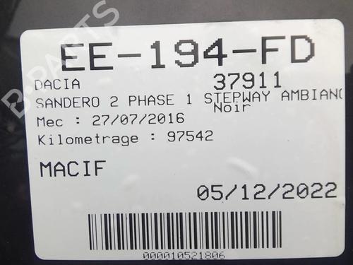 Gearbox DACIA SANDERO II TCe 90 (B8M1, B8MA, B8AC) | BP20356115M3 