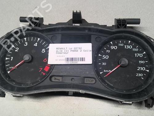Instrument cluster RENAULT CLIO III (BR0/1, CR0/1) 1.2 16V (BR02, BR0J, BR11, CR02, CR0J, CR11) | BP20362989C47 