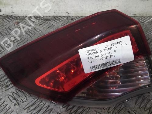 Used Left taillight RENAULT LAGUNA III (BT0/1) 1.5 dCi (BT00, BT0A, BT0T, BT1J) (110 hp) 20361539