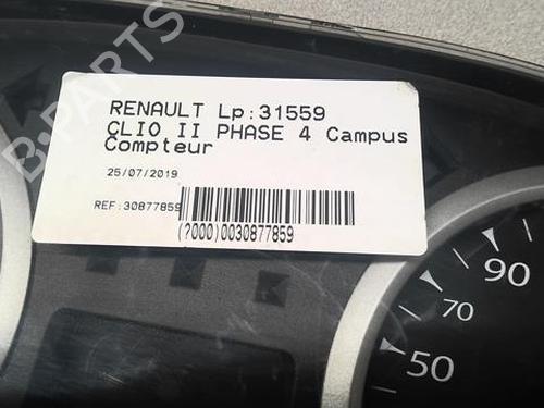 Instrument cluster RENAULT CLIO II (BB_, CB_) 1.2 16V (BB05, BB0W, BB11, BB27, BB2T, BB2U, BB2V, CB05,... | BP21635988C47 