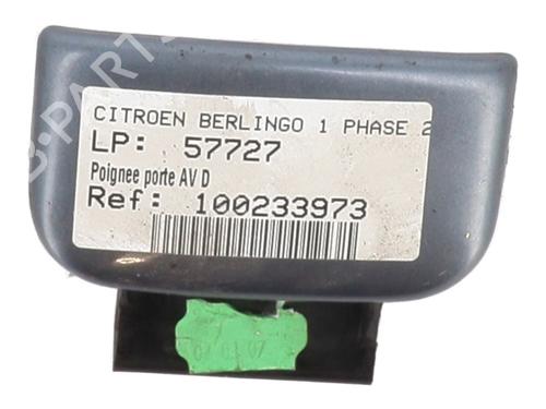 Used Front right exterior door handle CITROËN BERLINGO / BERLINGO FIRST MPV (MF_, GJK_, GFK_) 1.4 i (MFKFX, MFKFW, GJKFWB, GJKFWC, GFKFWC) (75 hp) 23788658