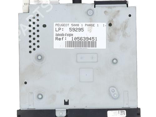 Radio PEUGEOT 5008 (0U_, 0E_) 1.6 HDi | BP25824486E6 