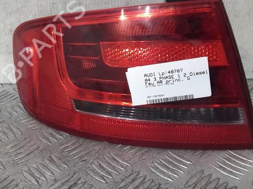 Used Left taillight AUDI A4 B8 (8K2) 2.0 TDI (143 hp) 20359679