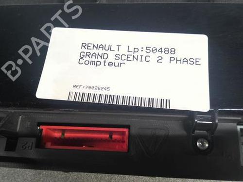 Instrument cluster RENAULT GRAND SCÉNIC II (JM0/1_) 1.5 dCi (JM1E) | BP20355704C47 