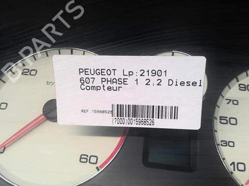Used Instrument cluster Instrument cluster PEUGEOT 607 (9D, 9U) 2.2 HDi (133 hp) 21663428 21663428