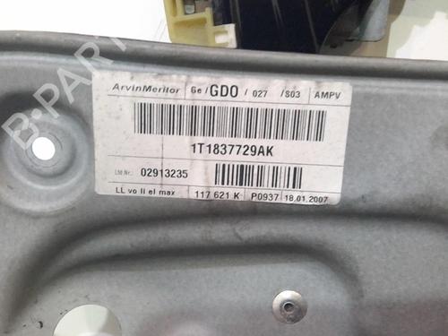 Used Front left window mechanism VW TOURAN (1T1, 1T2) 1.9 TDI (105 hp) 20352032