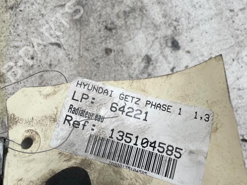 Used Water radiator Water radiator HYUNDAI GETZ (TB) 1.3 i (82 hp) 40613252 40613252