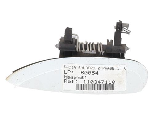 Venstre bak utvendig håndtak DACIA SANDERO II TCe 90 (B8M1, B8MA, B8AC) (90 hp) 28354654
