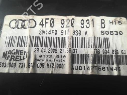 Used Instrument cluster Instrument cluster AUDI A6 C6 Avant (4F5) 2.7 TDI (163 hp) 21798289 21798289