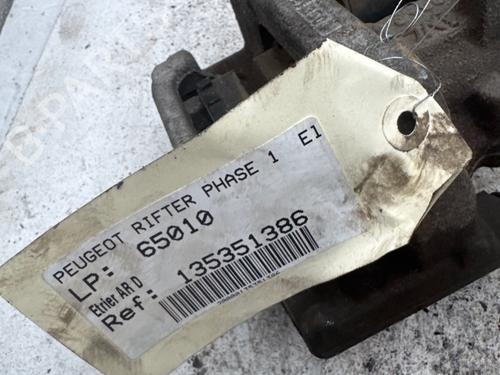 Used Right rear brake caliper Right rear brake caliper PEUGEOT RIFTER e-Rifter (136 hp) 40613427 40613427