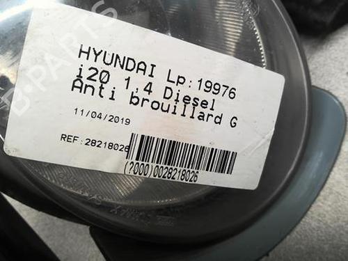 Used Left front fog light Left front fog light HYUNDAI i20 I (PB, PBT) 1.4 CRDi (75 hp) 20362995 20362995
