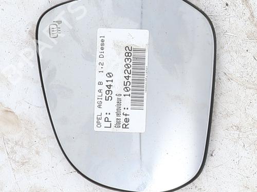 Used Left mirror glass OPEL AGILA (B) (H08) 1.3 CDTI (F68) (75 hp) 26448183