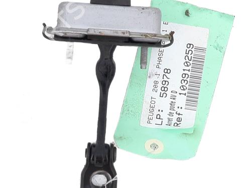 Used Hinge/Door check strap Hinge/Door check strap PEUGEOT 208 I (CA_, CC_) 1.0 VTi (68 hp) 24816989 24816989