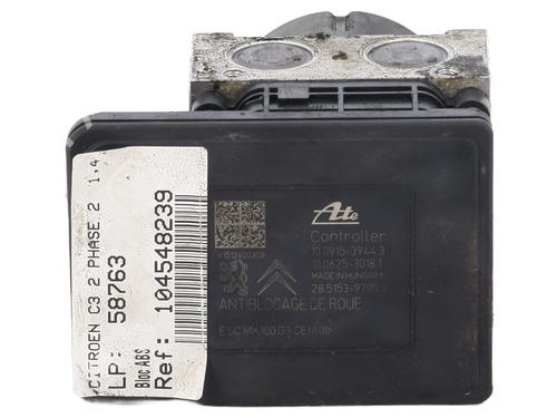 Used ABS pump CITROËN C3 II (SC_) 1.4 HDi 70 (SC8HZC, SC8HR0, SC8HP4) (68 hp) 25149482